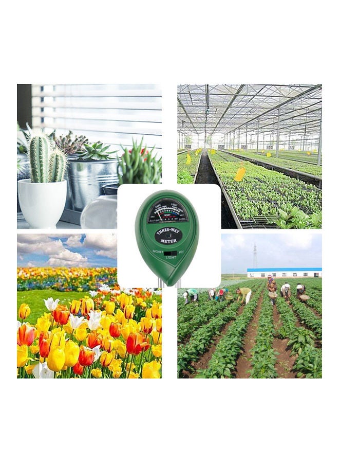 Generic 3-in-1 Soil Test Meter Green/Black 33.50*3.00*10.00cm  - Image 4