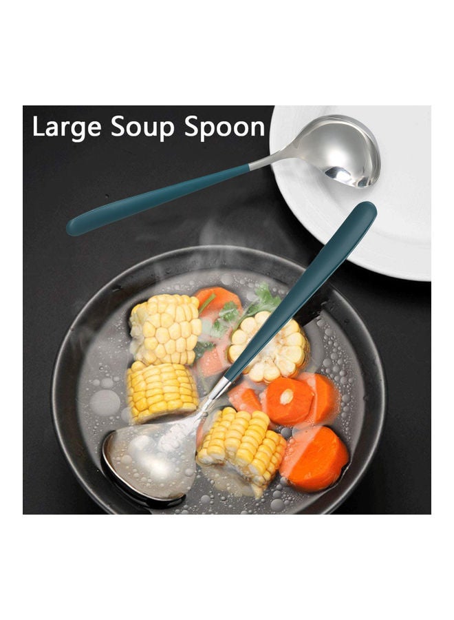 Generic Big Soup Spoon Green/Silver 20.00 x 3.00 x 5.80cm  - Image 3