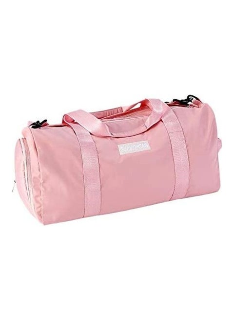 Dry Wet Separated Sport Gym Duffle Bag Pink