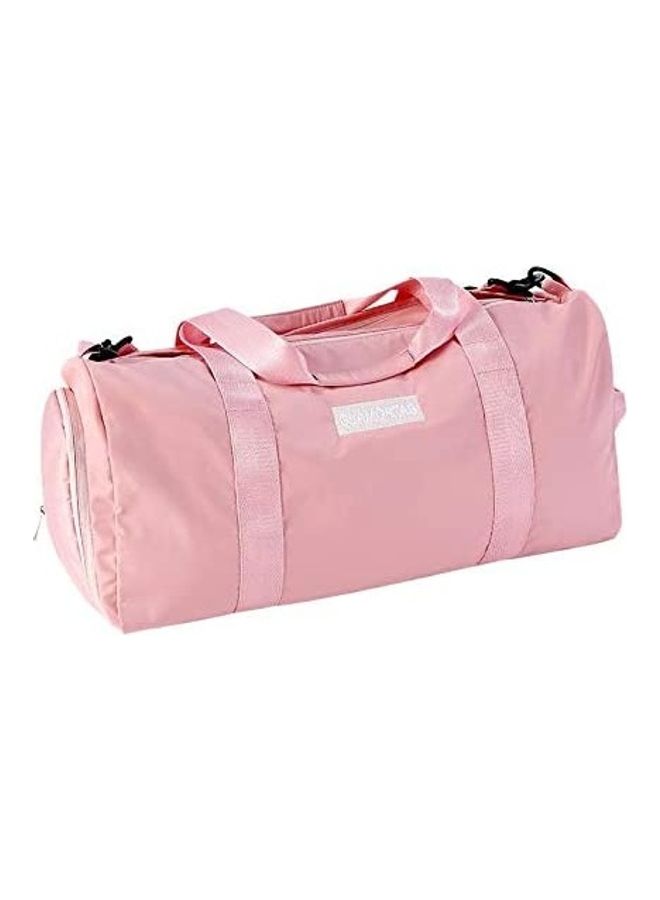 Generic Dry Wet Separated Sport Gym Duffle Bag Pink  - Image 1