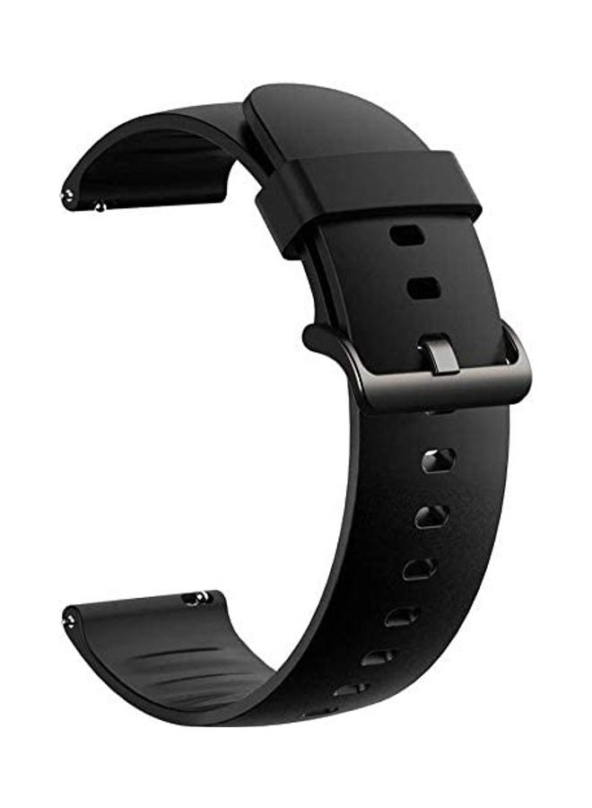 سوار رياضي بديل مضاد للماء من السيليكون لساعة هواوي أسود - Image 3