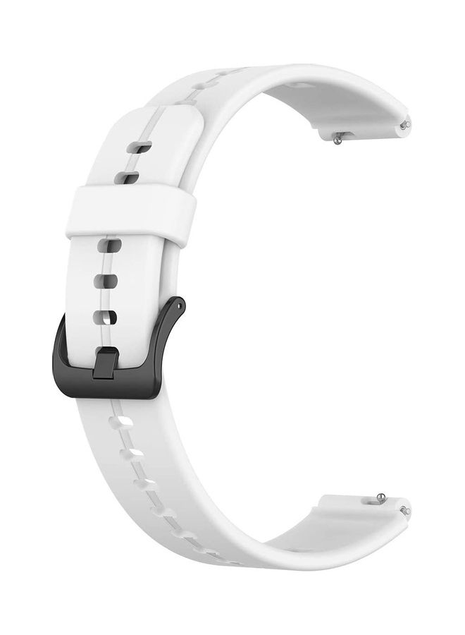 Silicone Strap For Huawei Talk Band B6 White - Image 4