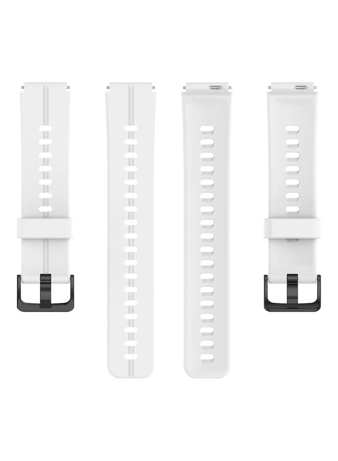 Silicone Strap For Huawei Talk Band B6 White - Image 5