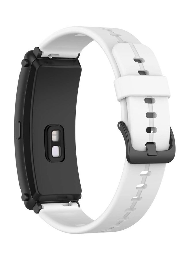 Silicone Strap For Huawei Talk Band B6 White - Image 1