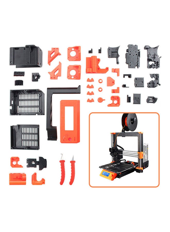 PETG Material Printed Parts DIY 3D Printer Accessories with Scrapers Compatible with Prusa i3 MK3/3S 3D Printer Multicolour
