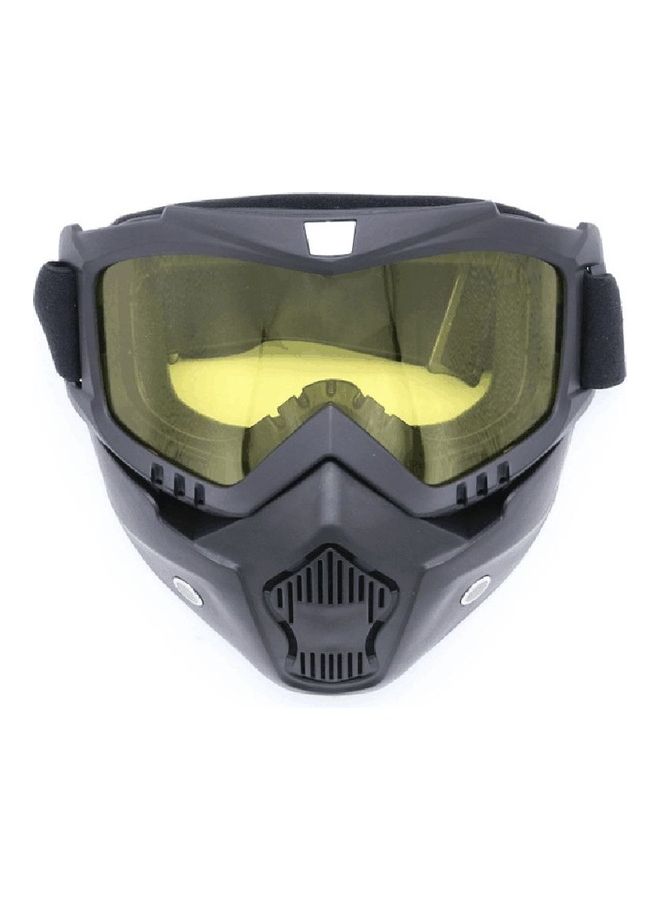 نظارة ركوب الدراجة البخارية مزودة بقناع قابل للفصل - Image 1