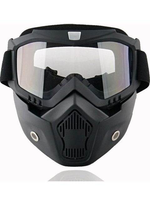 Motorcycling Riding Goggle With Detachable Mask