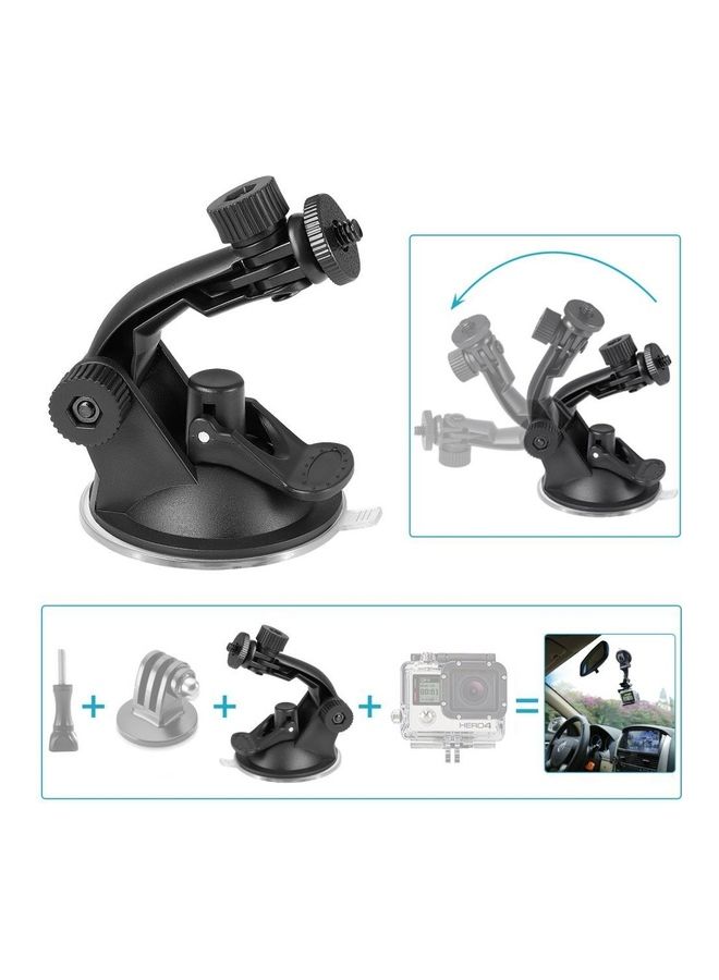 Neewer - Neewer 12-In-1 Action Camera Accessory Kit For GoPro Hero Session/5 Hero 1 2 3 3+ 4 5 6 SJ4000 5000 6000 DBPOWER AKASO VicTsing APEMAN WiMiUS Rollei QUMOX Lightdow Campark And Sony Sports DV Black - Image 1