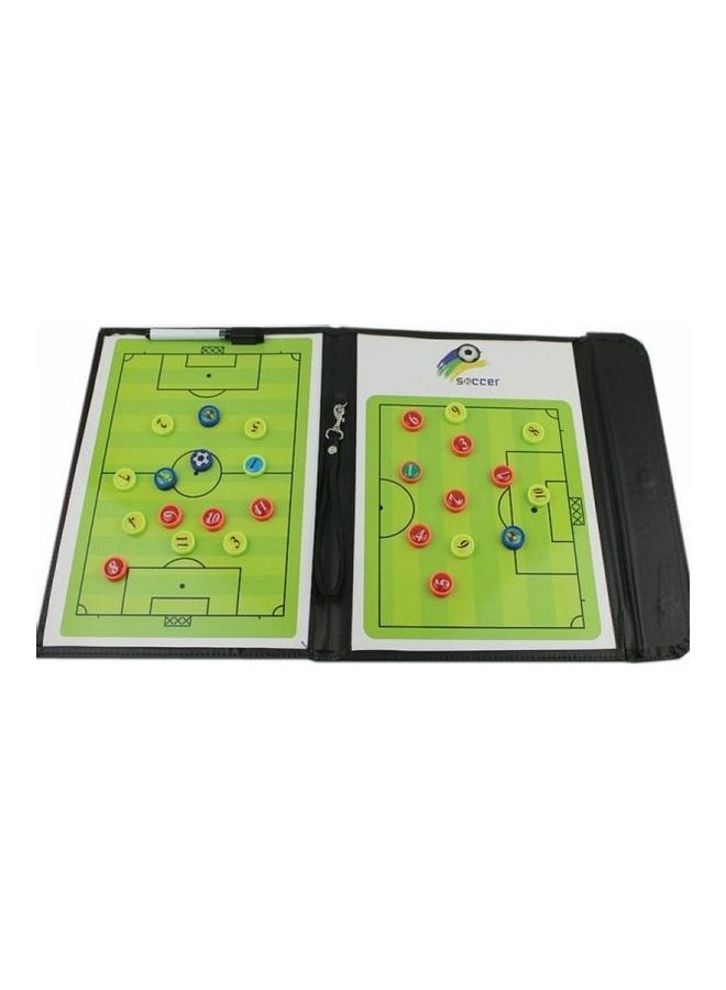 Generic Soccer Football Coach Tactic Clipboard With Magnetic Pen And Set Book - Image 2