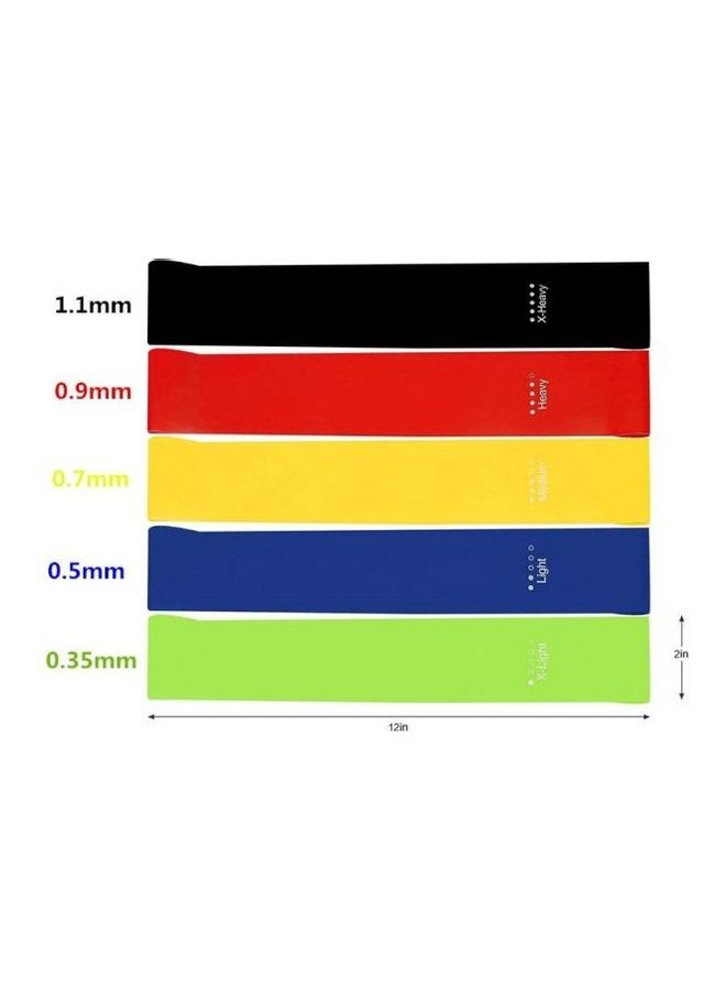 Sable 5-Piece Resistance Band Set With Carrying Case  - Image 2