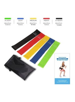 5-Piece Resistance Band Set With Carrying Case - v1611136661/N43815632A_3