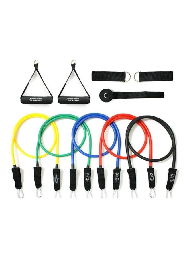 10-Piece Multi-Sport Resistance Band Set With Carrying Case - Image 1