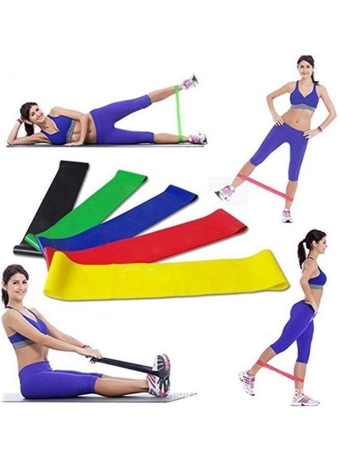 5-Piece Resistance Band Set With Carrying Case - Image 2