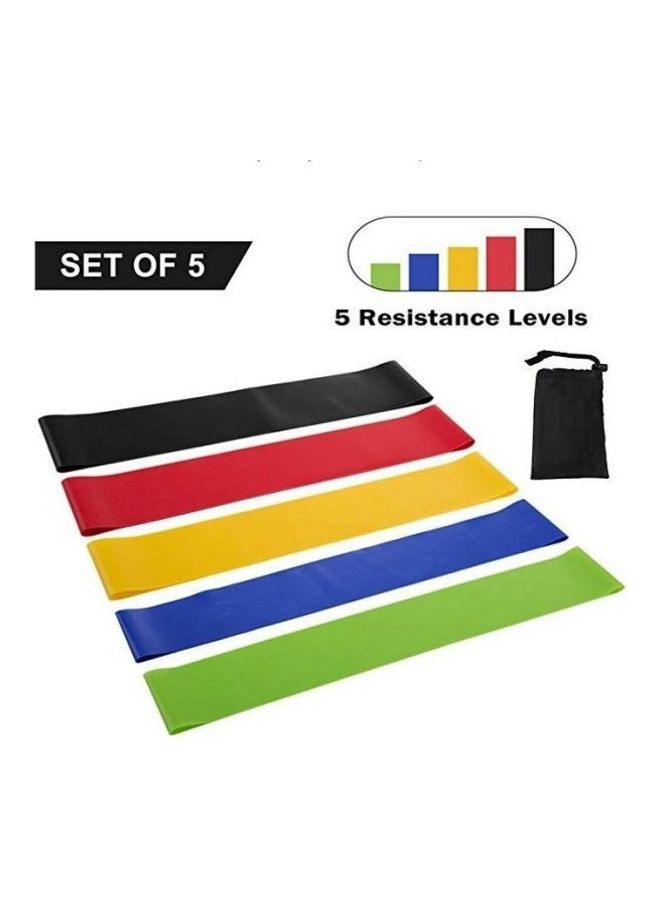 5-Piece Resistance Band Set With Carrying Case - Image 3