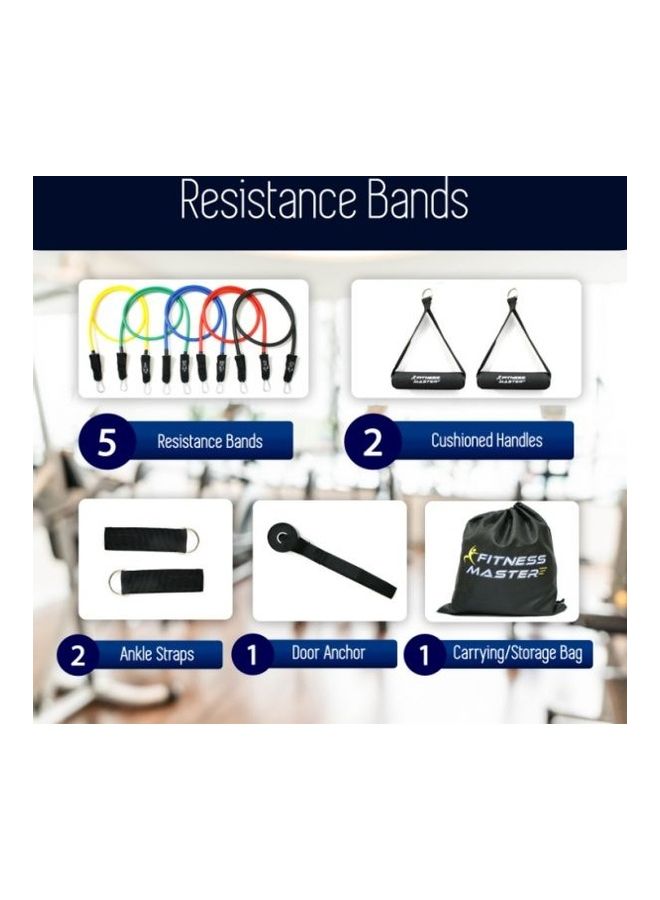 10-Piece Multi-Sport Resistance Band Set With Carrying Case - Image 3