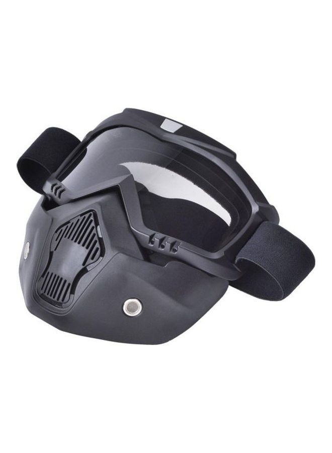 madbike Cycling Face Mask With Removable Detachable Goggles Glasses  - Image 2