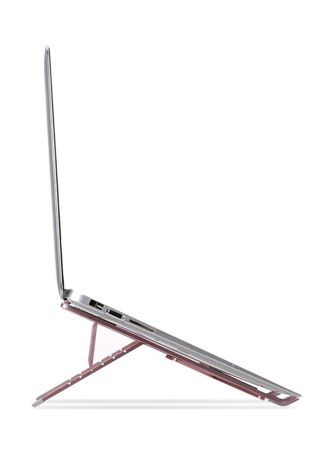6-Level Adjustable Laptop Stand 27.5x5.5x7.5cm Rose Gold  - Image 3