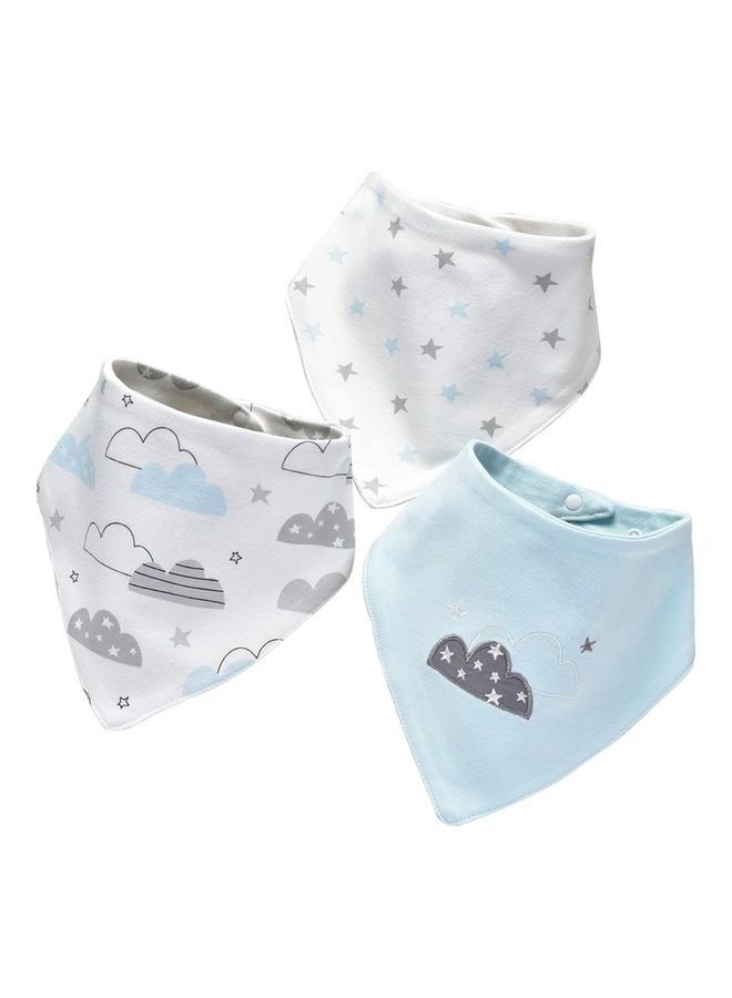 3- Pieces Animal Pattern Soft Bibs - Image 1