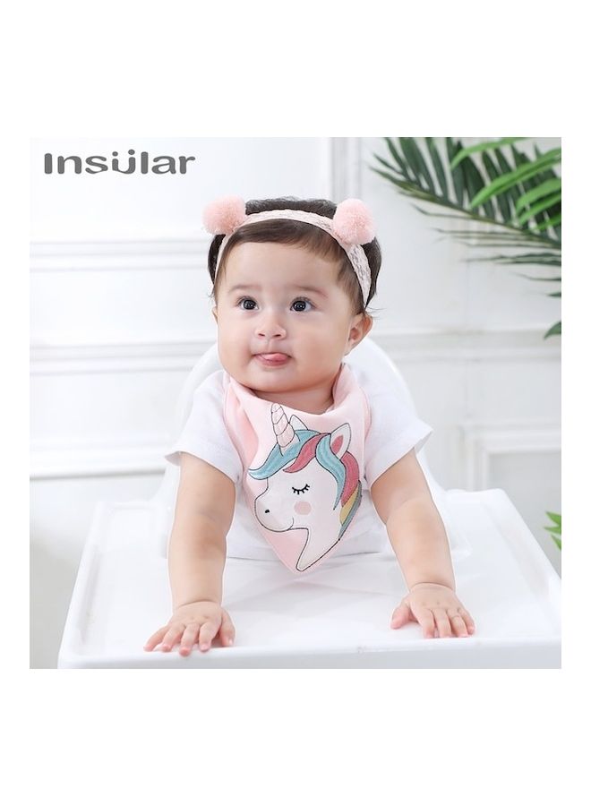 3- Pieces Animal Pattern Soft Bibs - Image 2