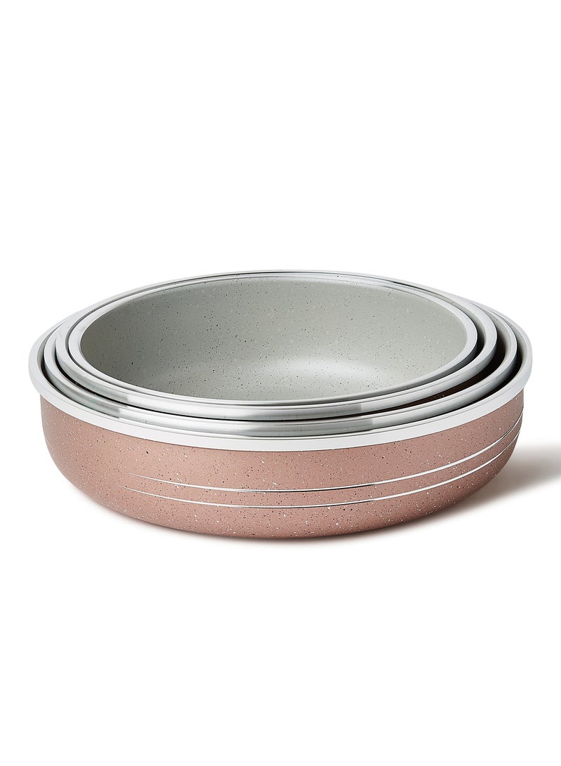 DESSINI 4-Piece Bakeware Pan Set Purple Pan 1 (1x24), Pan 2 (1x26), Pan 3 (1x28), Pan 4 (1x30)cm  - Image 3
