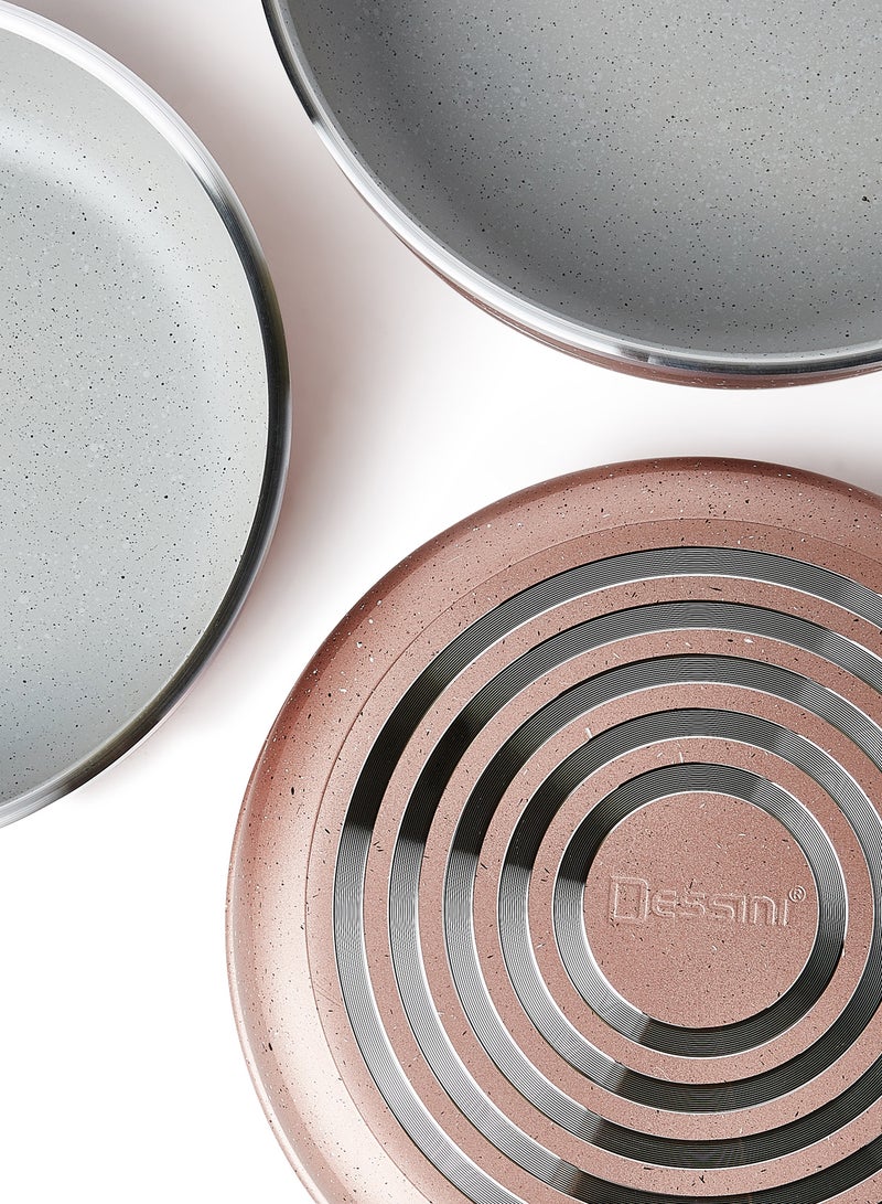 DESSINI 4-Piece Bakeware Pan Set Purple Pan 1 (1x24), Pan 2 (1x26), Pan 3 (1x28), Pan 4 (1x30)cm  - Image 4