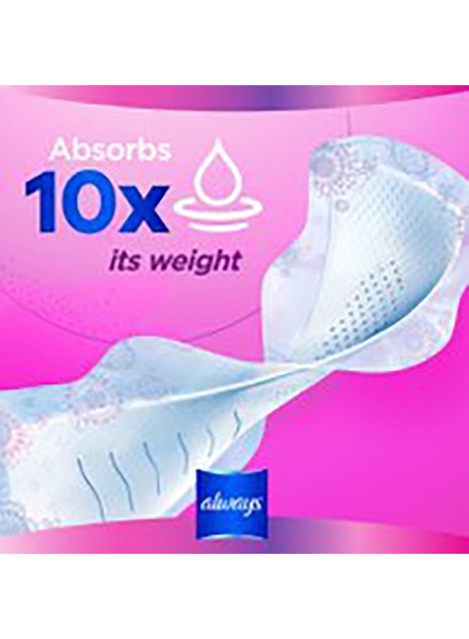 Always - Diamond Flex Foam Large Sanitary Pads With Wings 10 Count White - Image 1