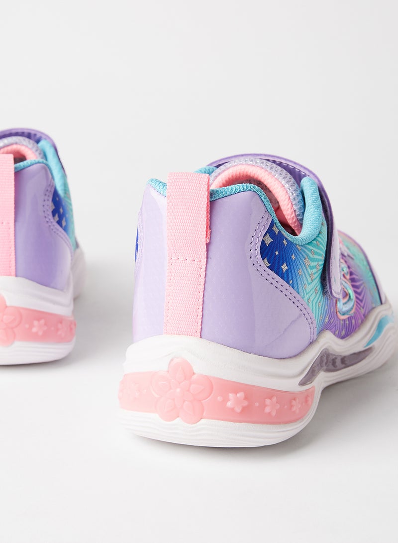 SKECHERS - Kids S Lights Power Petals Light Up Sneakers Lavender Mint - Image 1