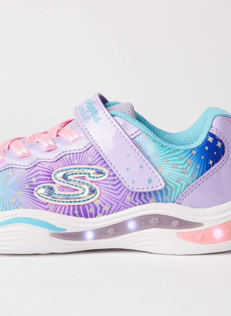 SKECHERS - Kids S Lights Power Petals Light Up Sneakers Lavender Mint - Image 1