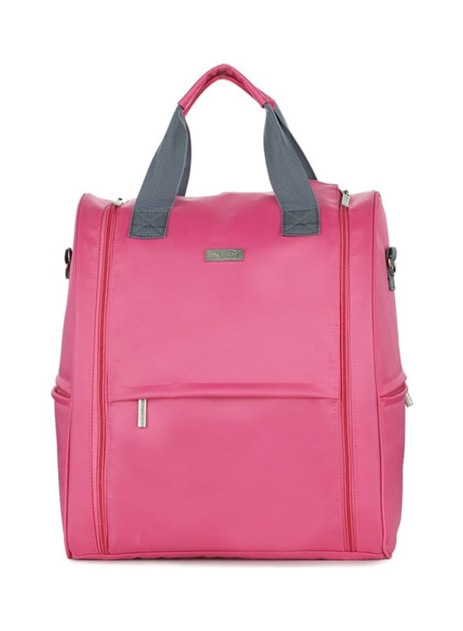 Functional Solid Roomy Diaper Bag - Image 4
