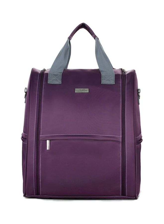 Functional Solid Roomy Diaper Bag - Image 5