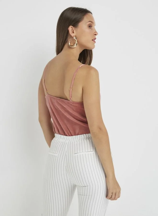 Juicy Couture V Neck Straps Camisole Pink