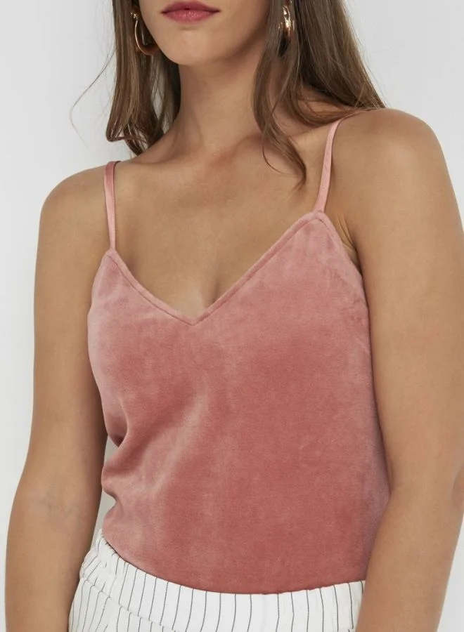 Juicy Couture V Neck Straps Camisole Pink