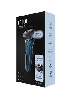 BRAUN Series 6 Sensoflex 60-B1000S Electric Shaver Blue  - Image 2