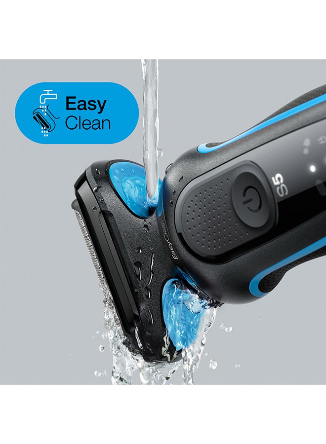 Series 5 EasyClean Electric Shaver Blue 13.5 x 6.5 x 25cm