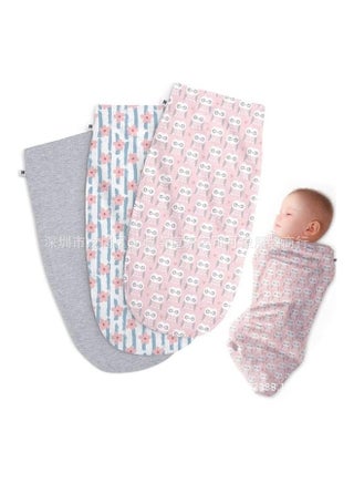 Newborn Baby Cocoon Anti Startle Cotton Wrap Sleeping Bag - v1611148589/N43819036A_3
