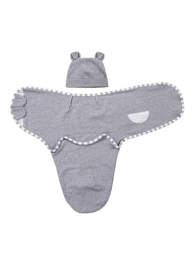 2-Piece Newborn Baby's Swaddling and Hat Set  - Image 4