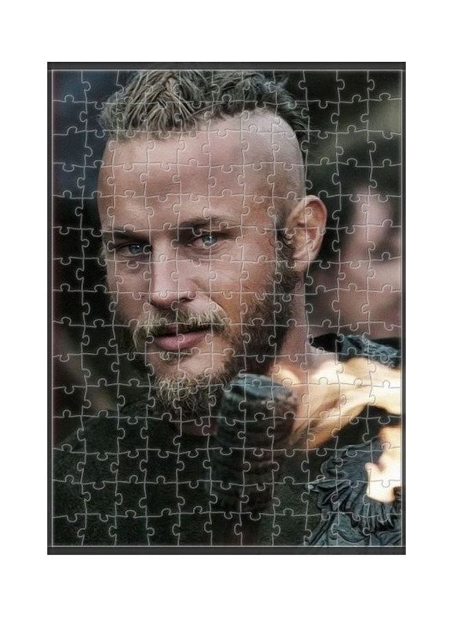 FBGenics 120-Piece Ragnar Lodbrok Vikings Jigsaw Puzzle 21x29.7cm - Image 1