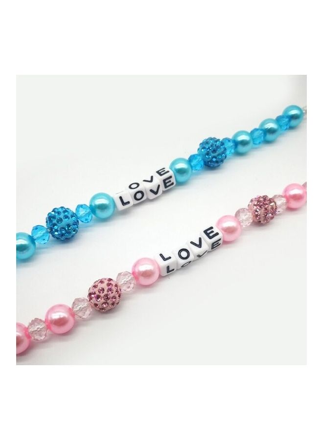 1-Piece Pacifier Necklace Type Durable Non-Toxic Decompress Teether Chain  - Image 5