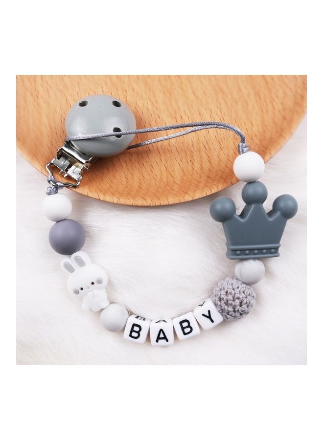 Cartoon Educational Letters Pacifier Chain (0-3 Months) - Image 1