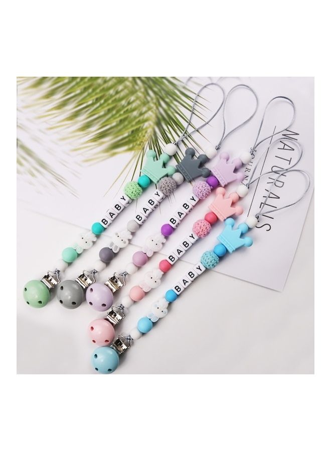 Cartoon Educational Letters Pacifier Chain (0-3 Months) - Image 2