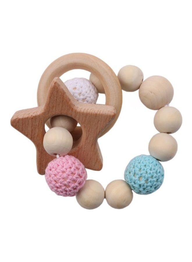 One Piece Safe Beech Wooden Teething Bracelet  - Image 5
