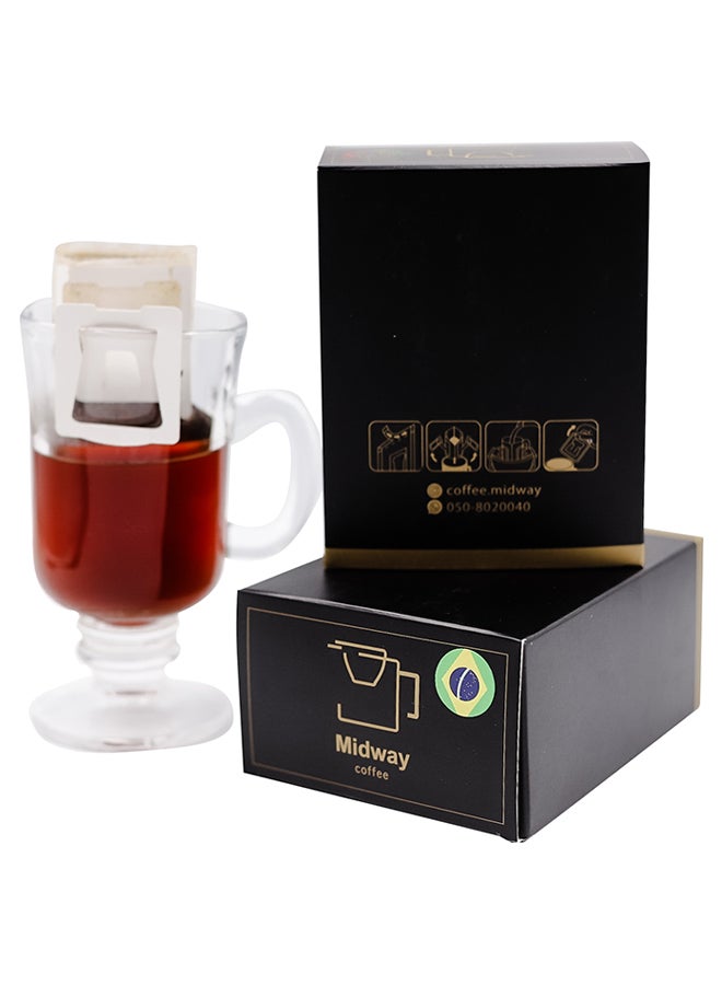 Midway coffee Specialty Brazilian Coffee Drip Bags - Small Box 115grams  - Image 1