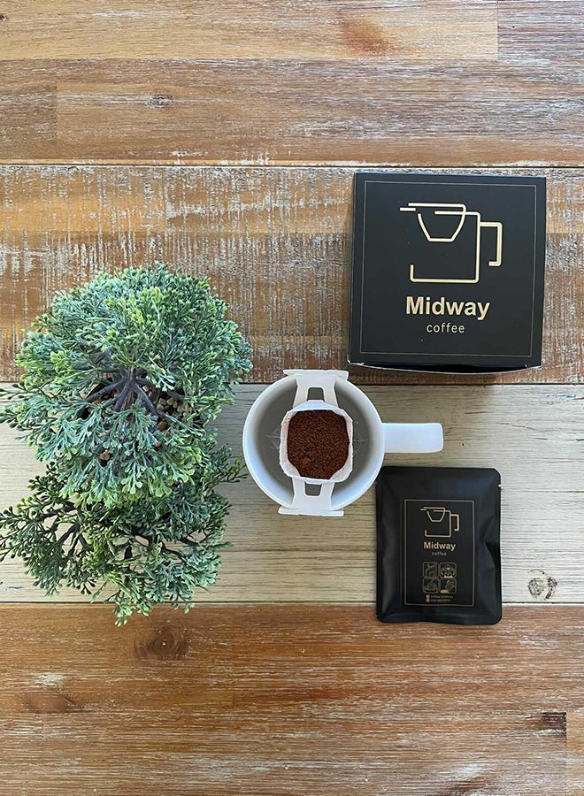 Midway coffee Specialty Brazilian Coffee Drip Bags - Small Box 115grams  - Image 5