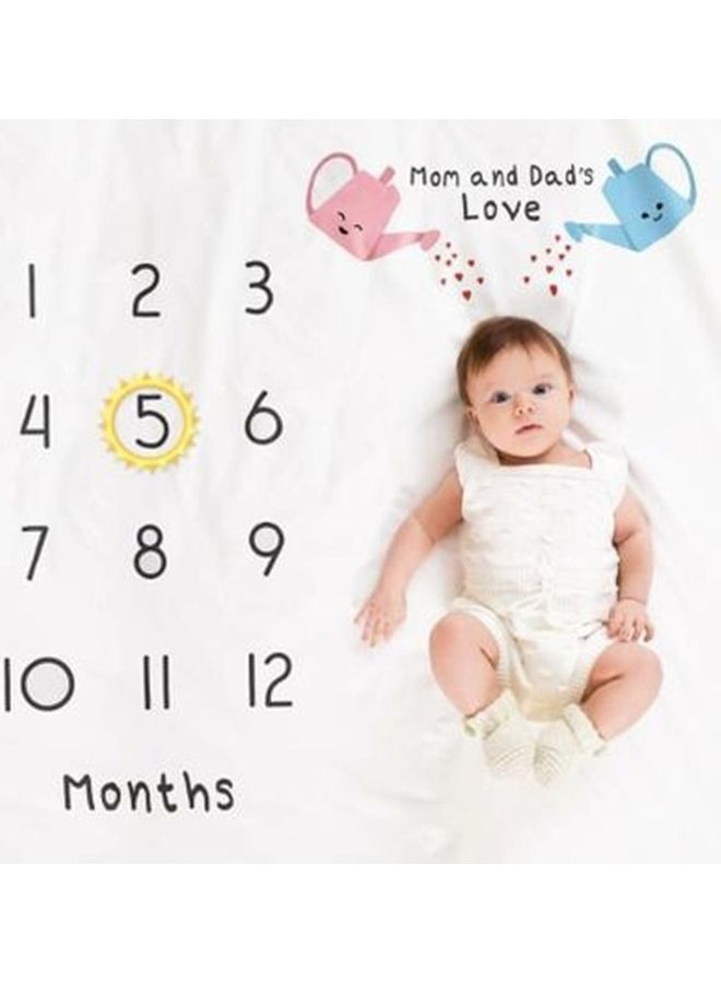 Neutral Personalized Photography Background Blankets  - Image 1