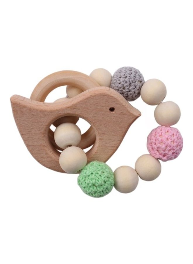 One Piece Safe Beech Wooden Teething Bracelet  - Image 4