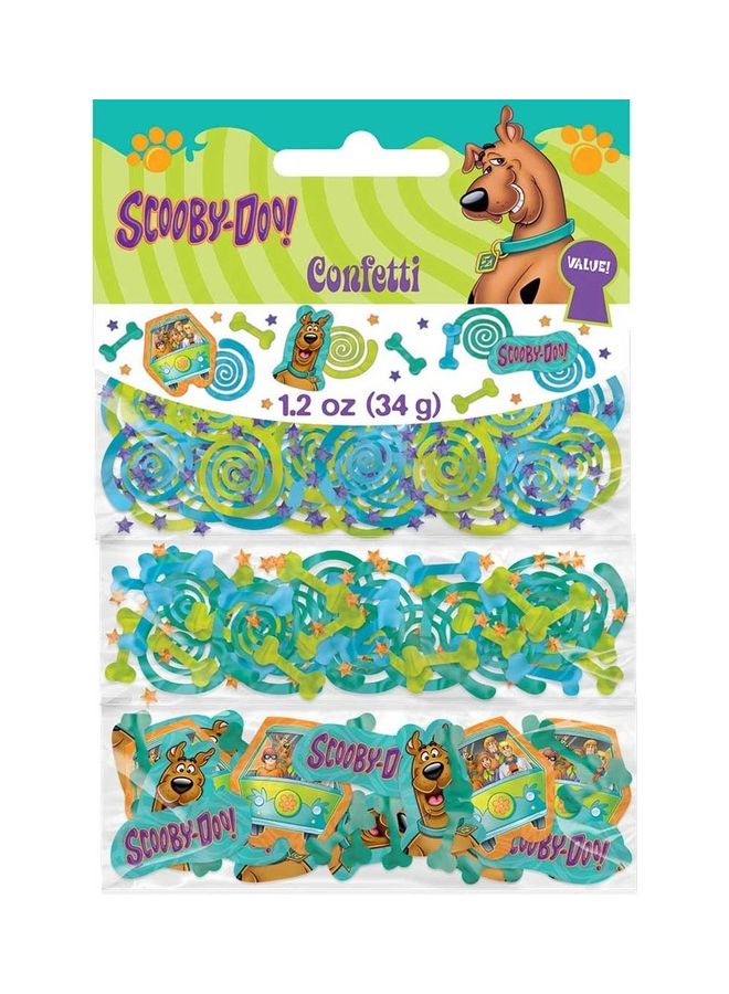 أمسكان قصاصات ورق ملون للحفلات من سكوبي دو