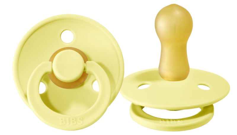 بيبس لهاية مقاس 2 مناسبة للأطفال حديثي المشي من عمر 6 أشهر إلى 18 شهراً من قطعة واحدة، لون صن شاين - Image 3