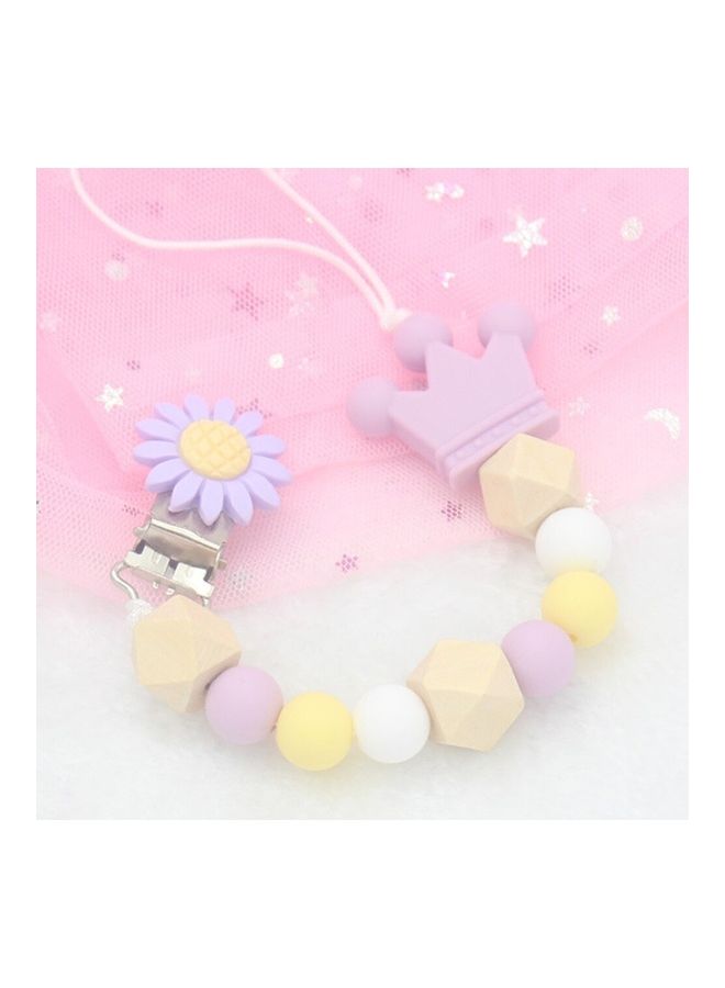 سلسلة لهاية من السيليكون مزينة بخرز - Image 1