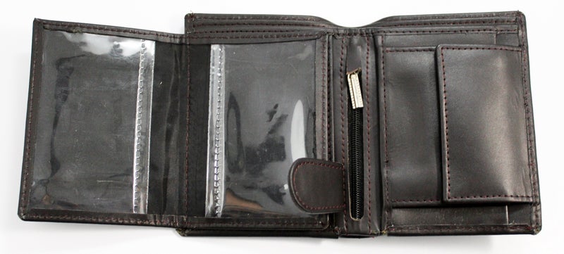 Leather Leaf Premium Handmade Leather Wallet Choclate Brown  - Image 4