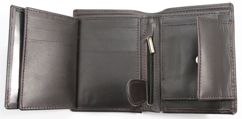 Leather Leaf Premium Handmade Leather Wallet Choclate Brown  - Image 5